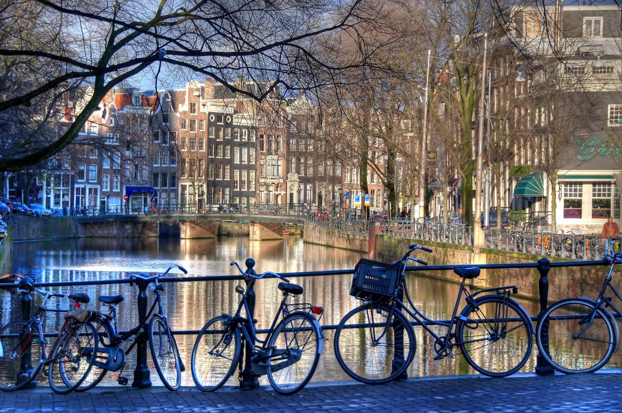 Kerékpárral Amszterdamba